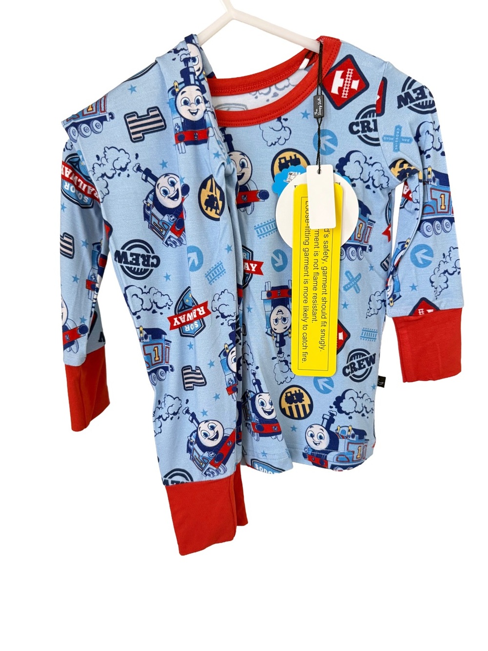 The Sleepy Sloth Thomas & Friends Blue Train Kids Pajama Set 12-18 months